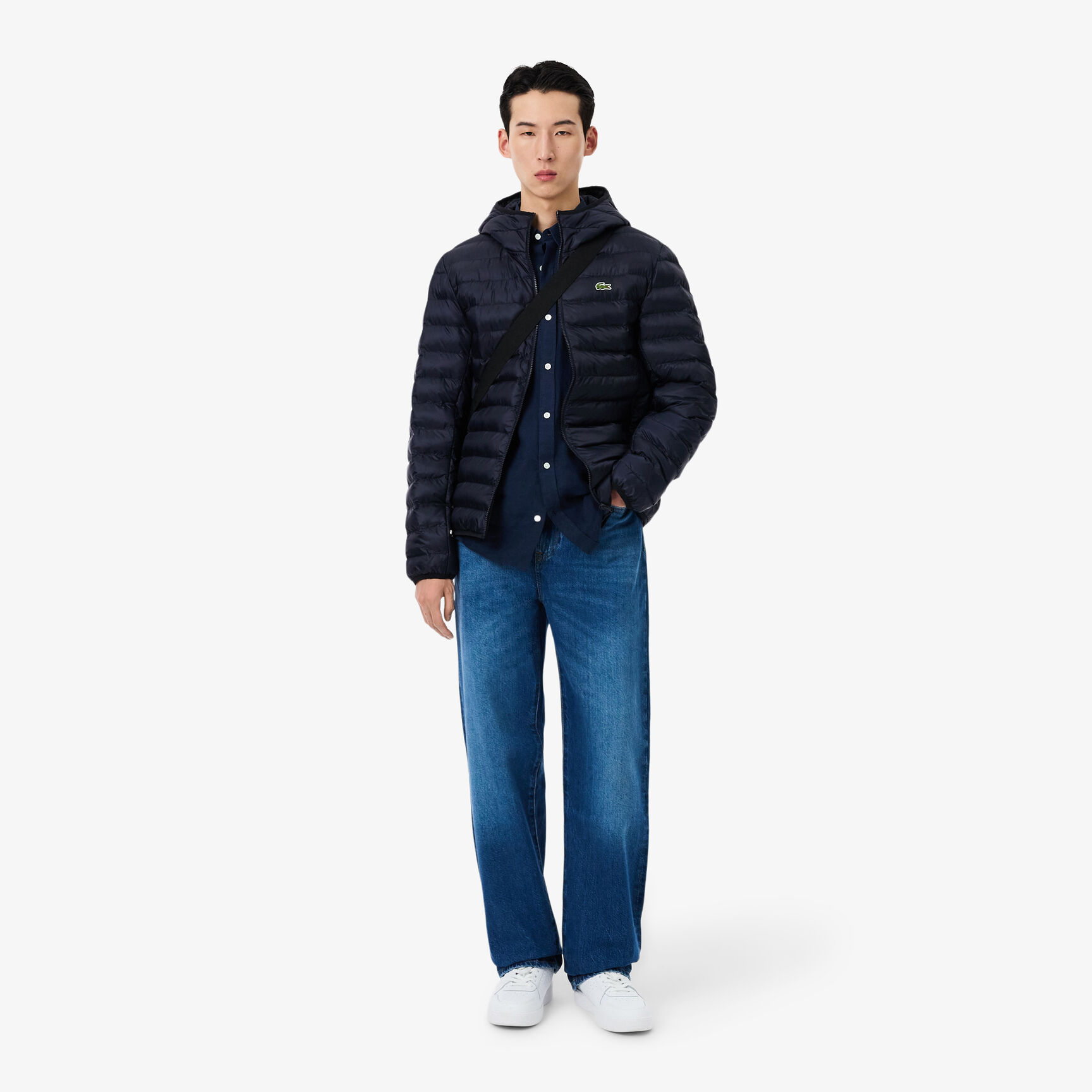 Water-Repellent Quilted Puffed Jacket