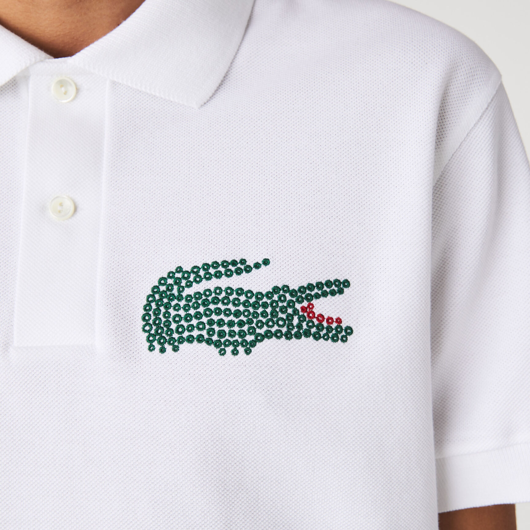 Men's Lacoste Made in France Classic Fit Organic Cotton Polo Shirt Men's Lacoste Made in France Classic Fit Organic Cotton Polo Shirt