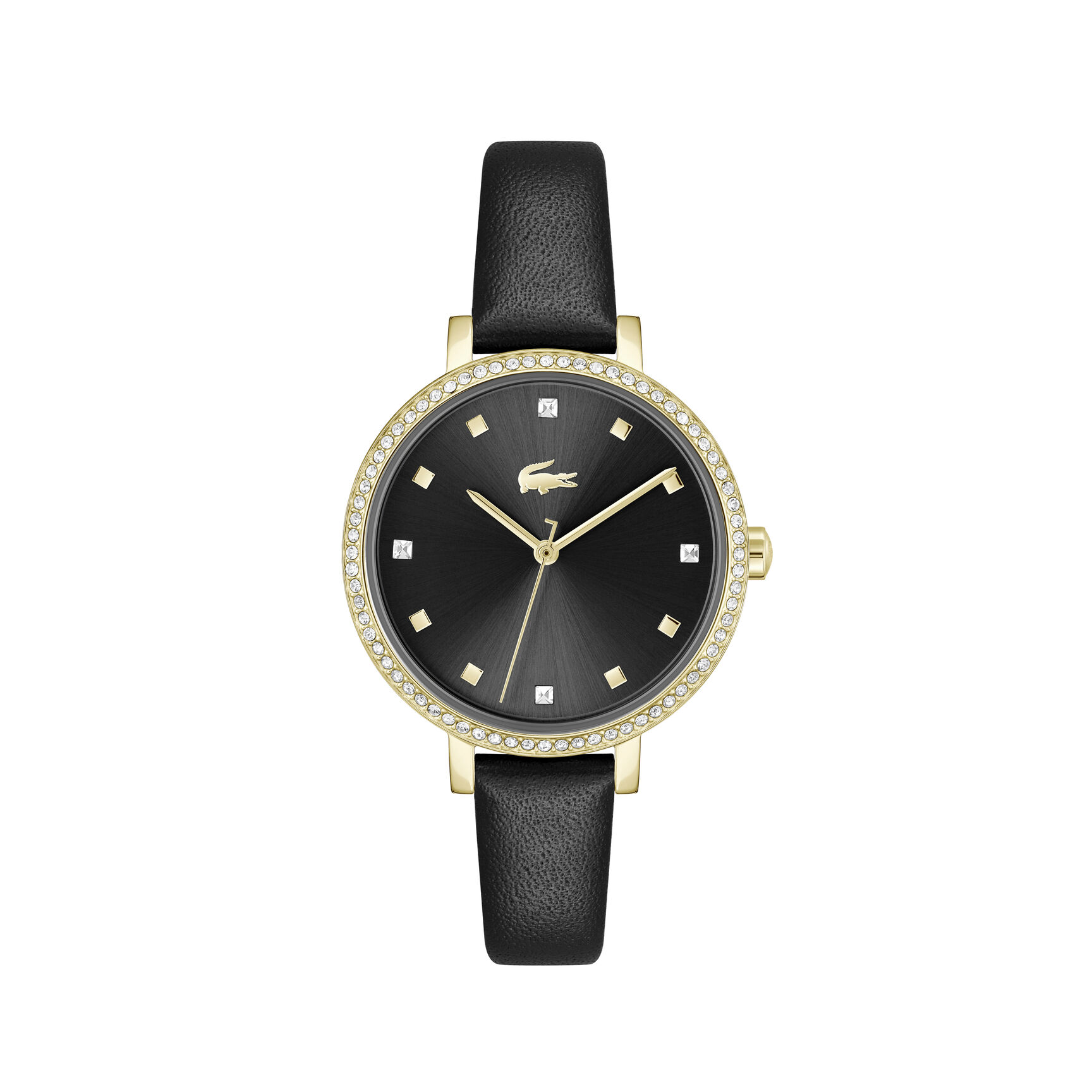 Black Leather Strap Women's Watch Black Leather Strap Women's Watch