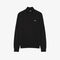 Zipped High Neck Cotton Sweater