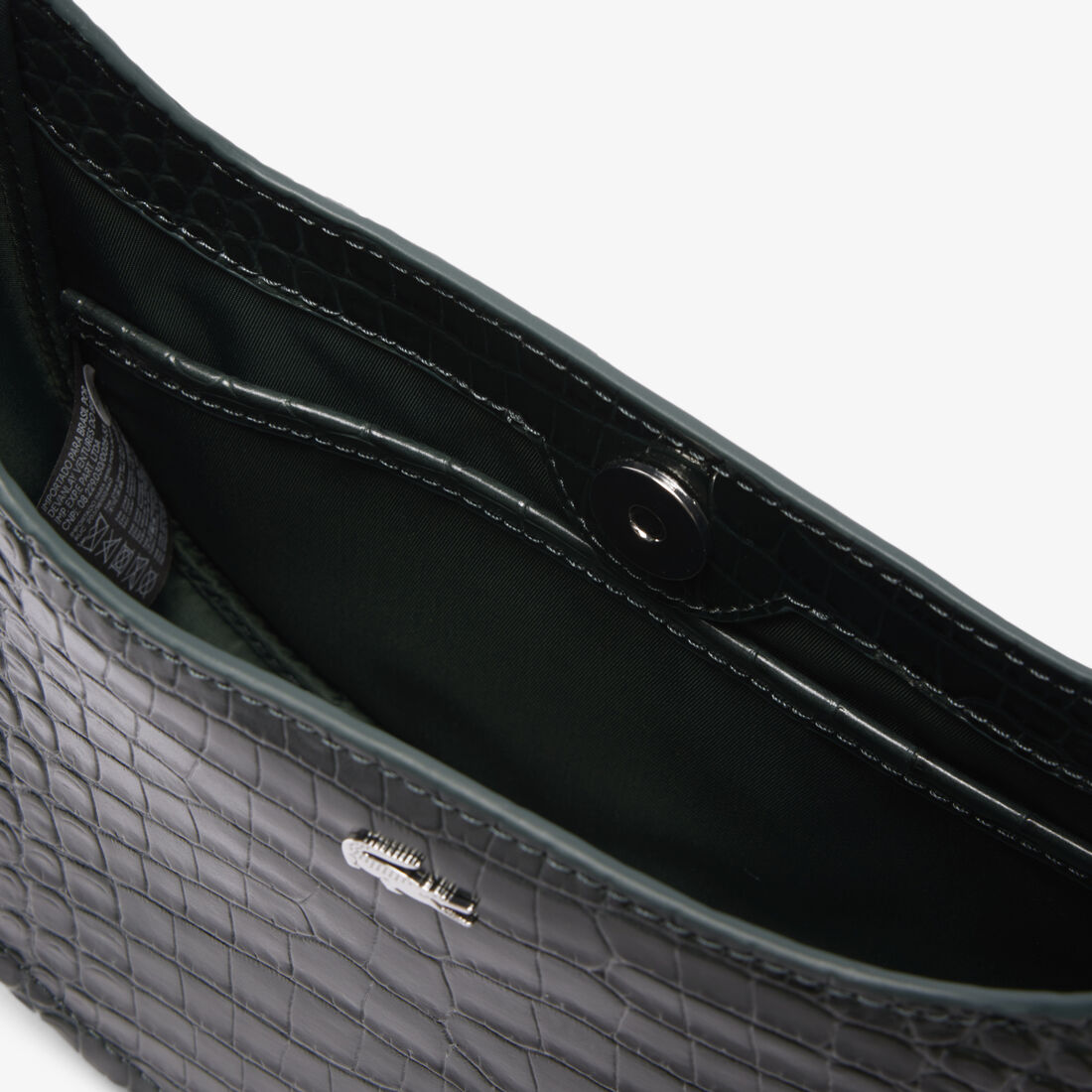 Small Chantaco Embossed Leather Half Moon Bag Small Chantaco Embossed Leather Half Moon Bag