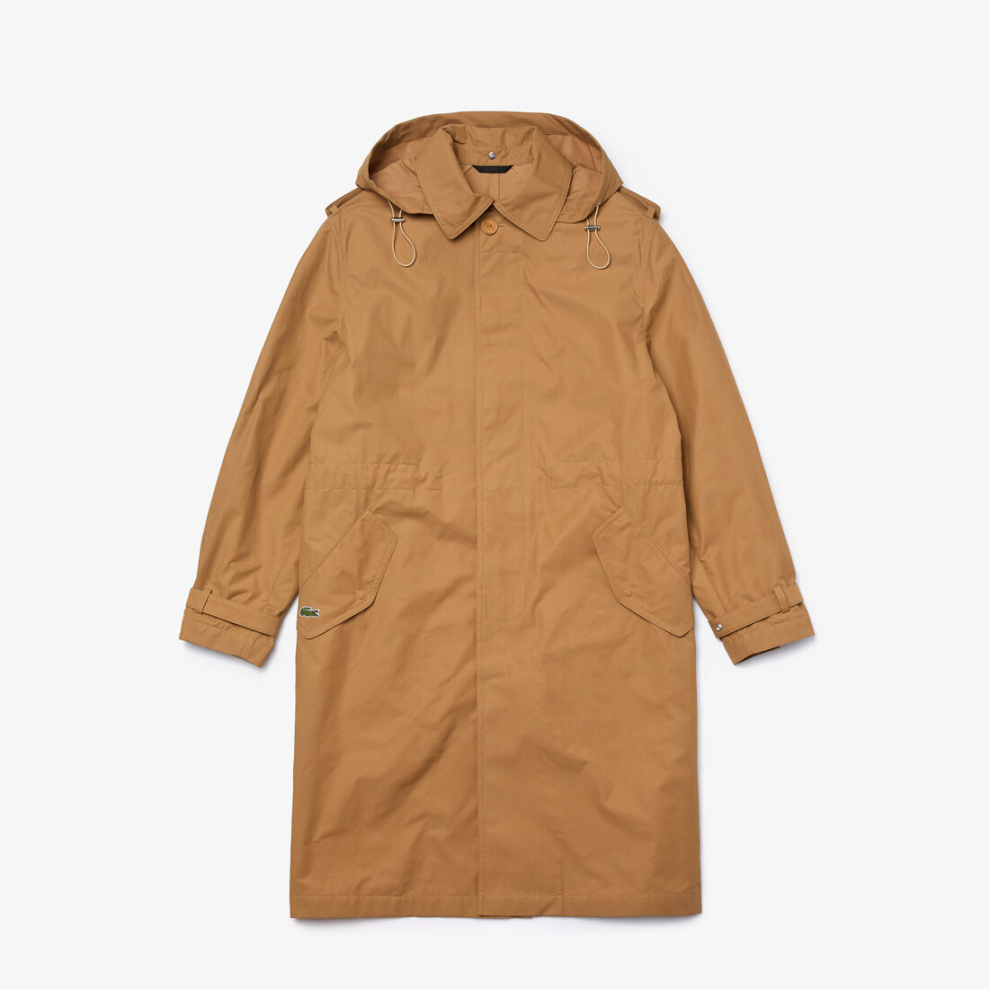 Unisex Solid Lightweight Canvas Trench Coat Unisex Solid Lightweight Canvas Trench Coat