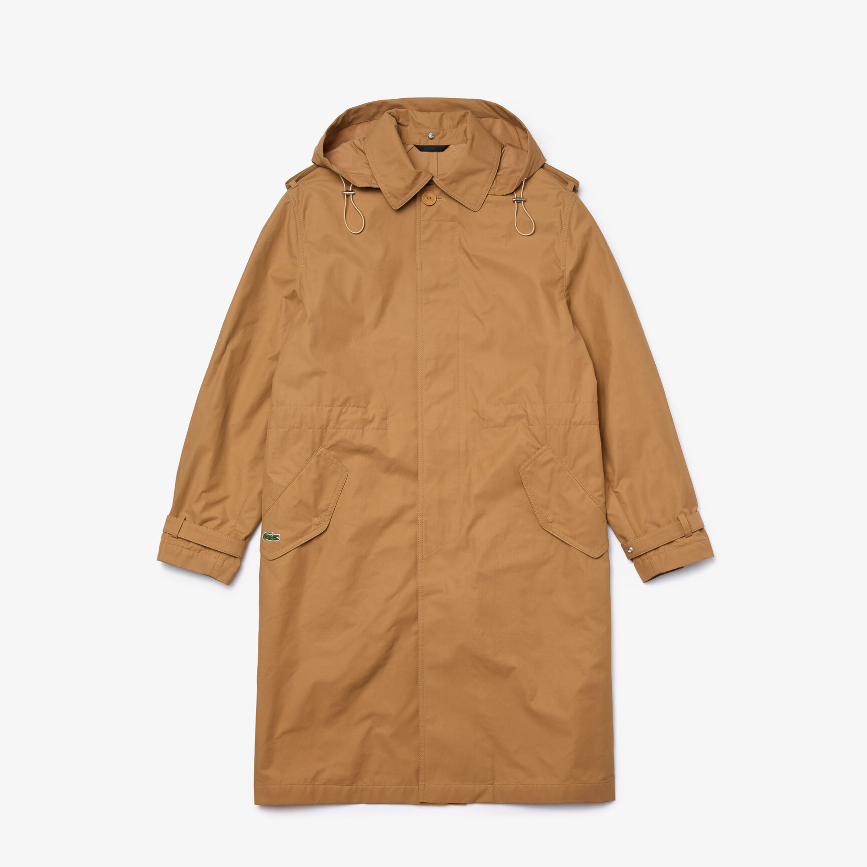 Unisex Solid Lightweight Canvas Trench Coat Unisex Solid Lightweight Canvas Trench Coat