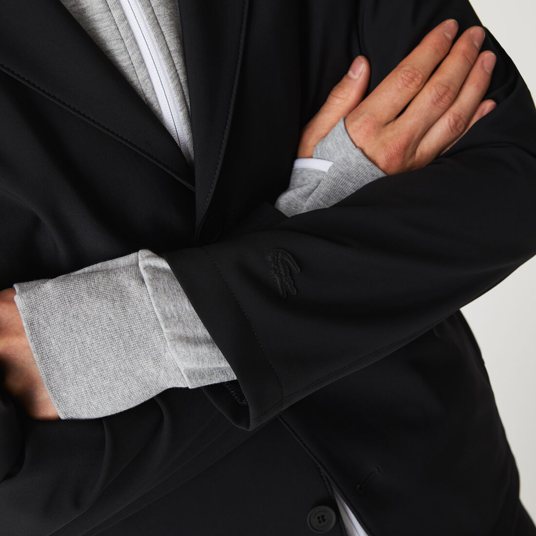 Men’s Zip Pockets Two-Ply Stretch Blazer Men’s Zip Pockets Two-Ply Stretch Blazer