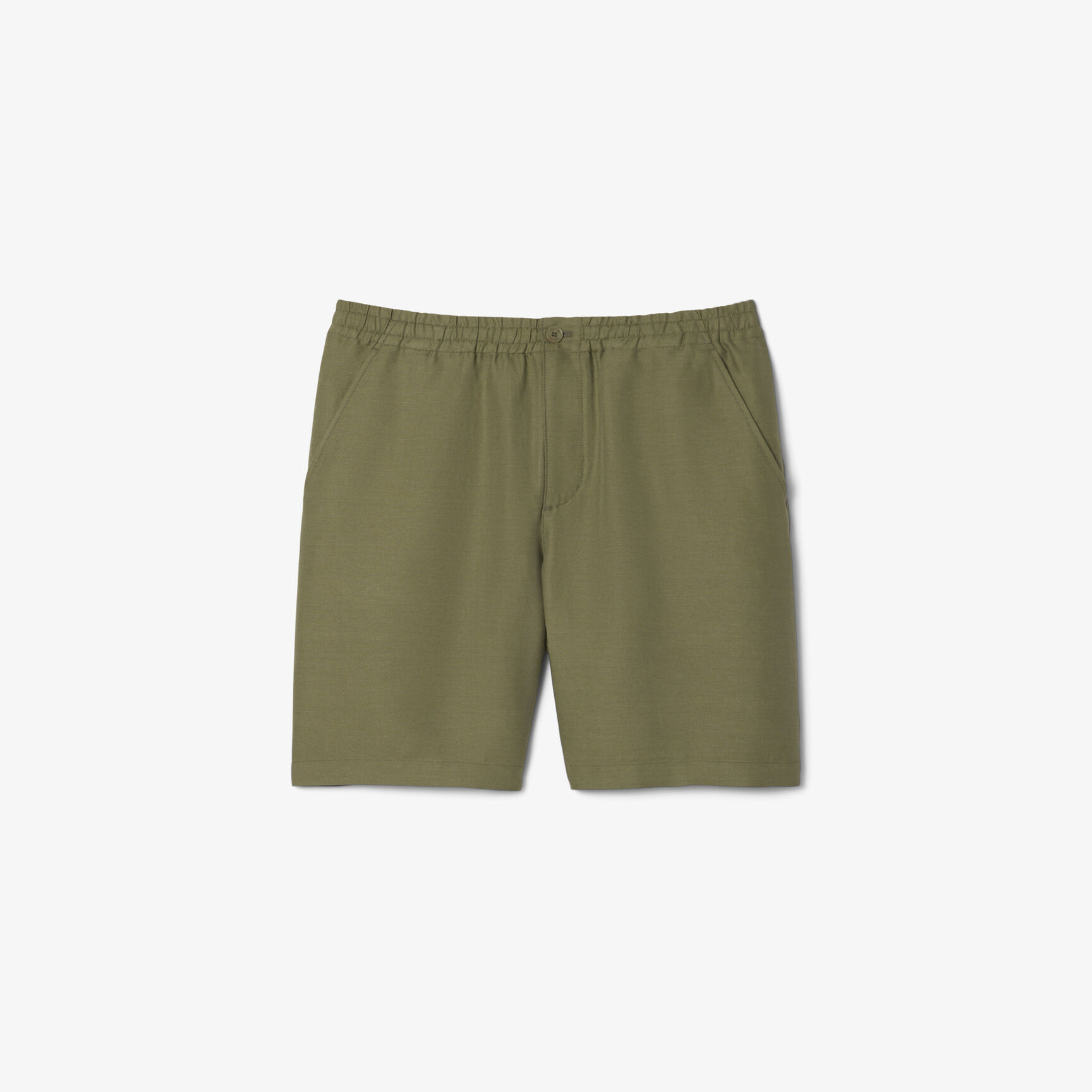 Regular Fit Wool Blend Shorts