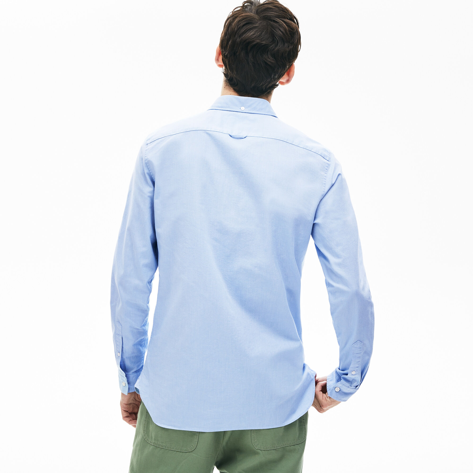 Men's Slim Fit Stretch Oxford Cotton Shirt