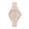 ساعة Santorini بسوار سيليكون بلون Blush ساعة Santorini بسوار سيليكون بلون Blush