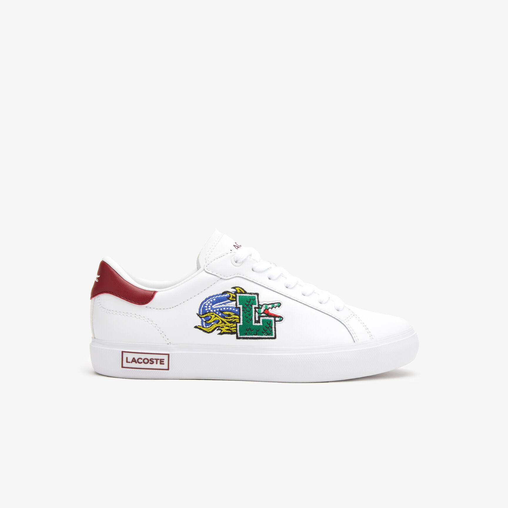 سنيكرز لاكوست باور كورت جلد للنساء