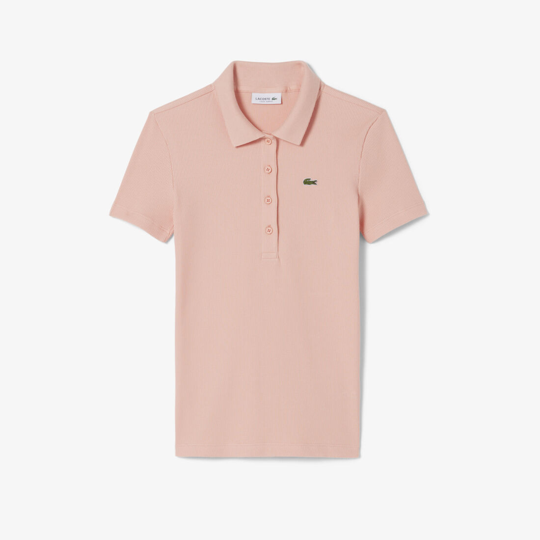 Slim Fit L.12.D Ribbed Cotton Polo Shirt