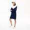 Women's Colourblock Fleece Sweatshirt Dress lacoste women s colourblock fleece sweatshirt dress