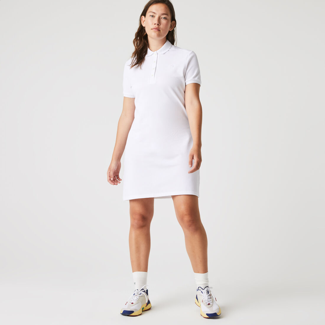 Slim Fit Stretch Petit Pique Polo Dress Slim Fit Stretch Petit Pique Polo Dress