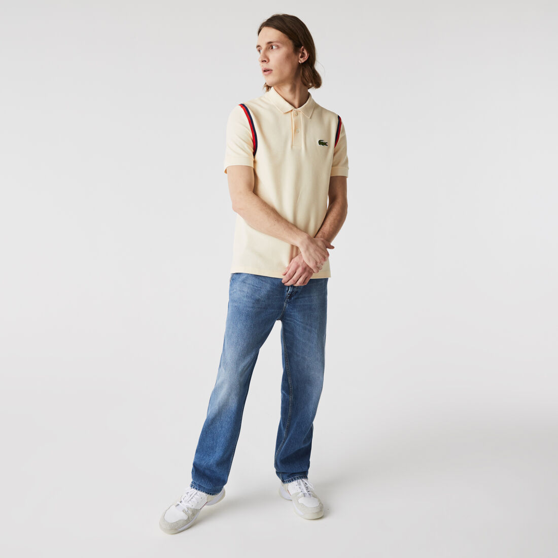 قميص بولو للرجال من القطن العضوي بقصة عادية مجموعة Made in France قميص بولو للرجال من القطن العضوي بقصة عادية مجموعة Made in France