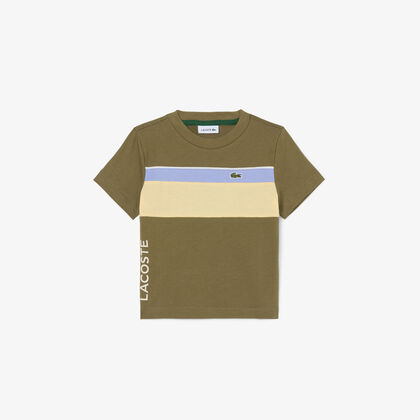 Cotton Colour-block T-shirt