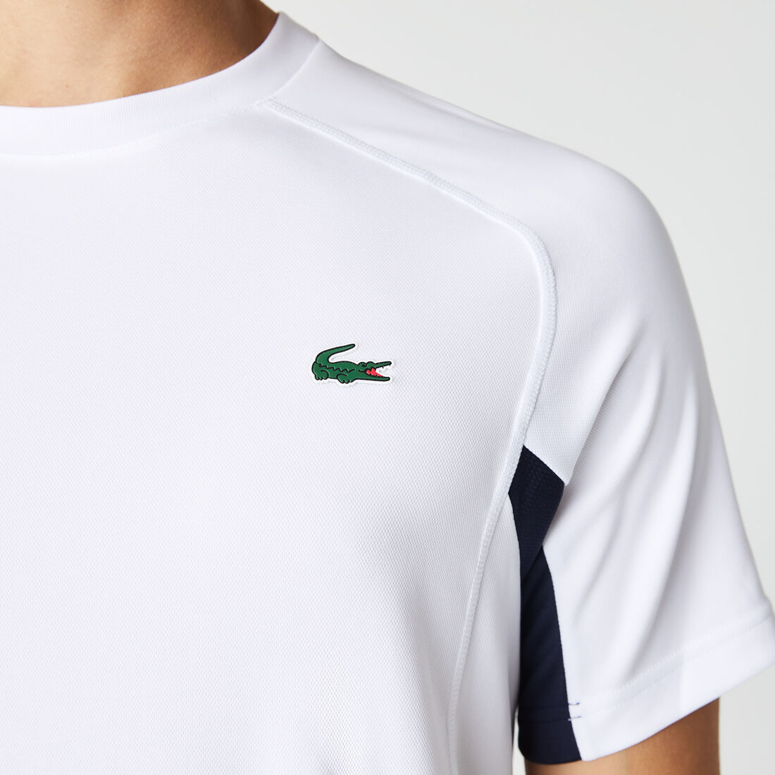 Men's Lacoste SPORT Color-Block Ultra-Dry Piqué Tennis T-Shirt Men's Lacoste SPORT Color-Block Ultra-Dry Piqué Tennis T-Shirt