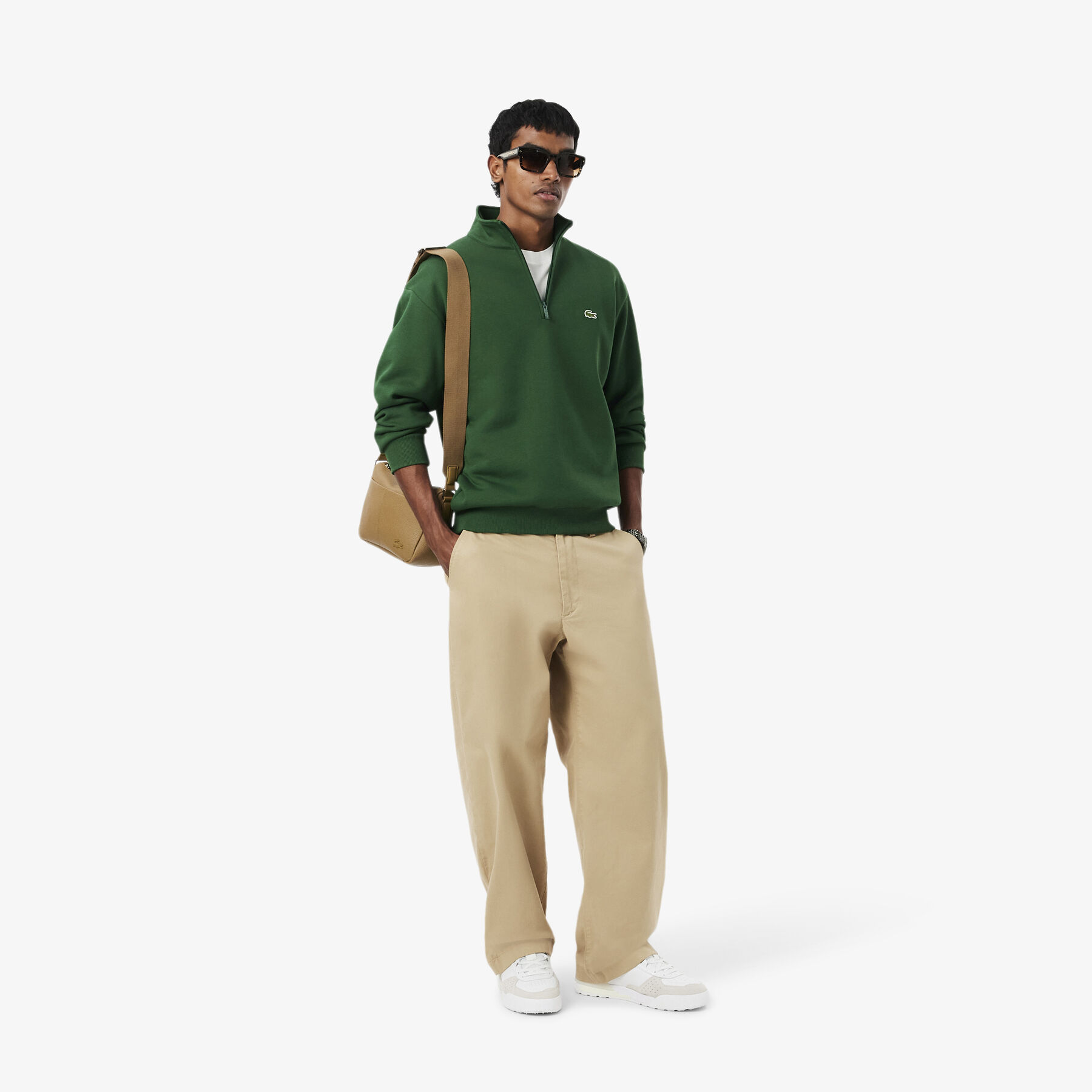 Men's Slam Break Leather Sneakers lacoste men s slam break leather sneakers