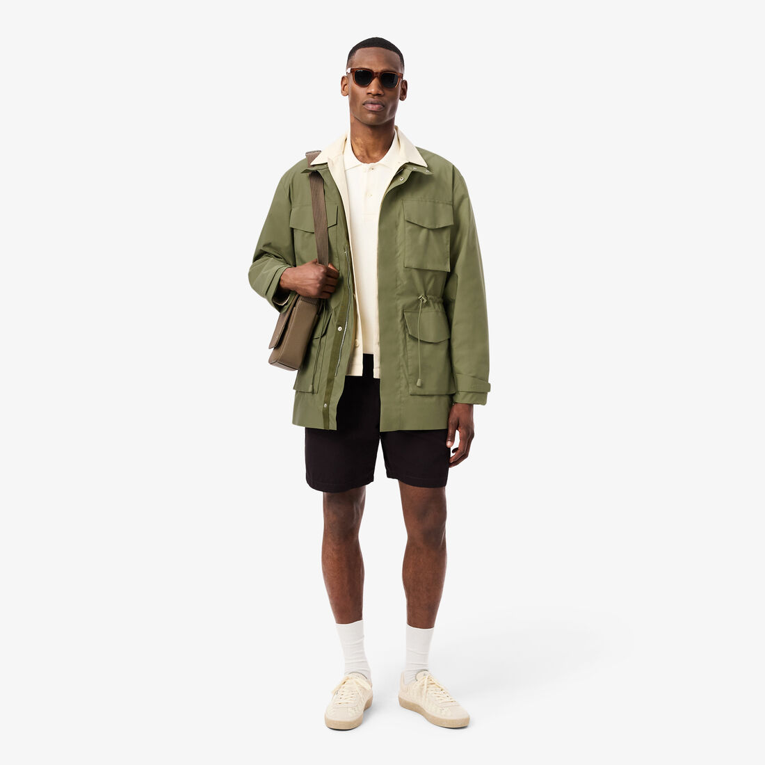 Mid-Length Water-Repellent Windbreaker Jacket Mid-Length Water-Repellent Windbreaker Jacket