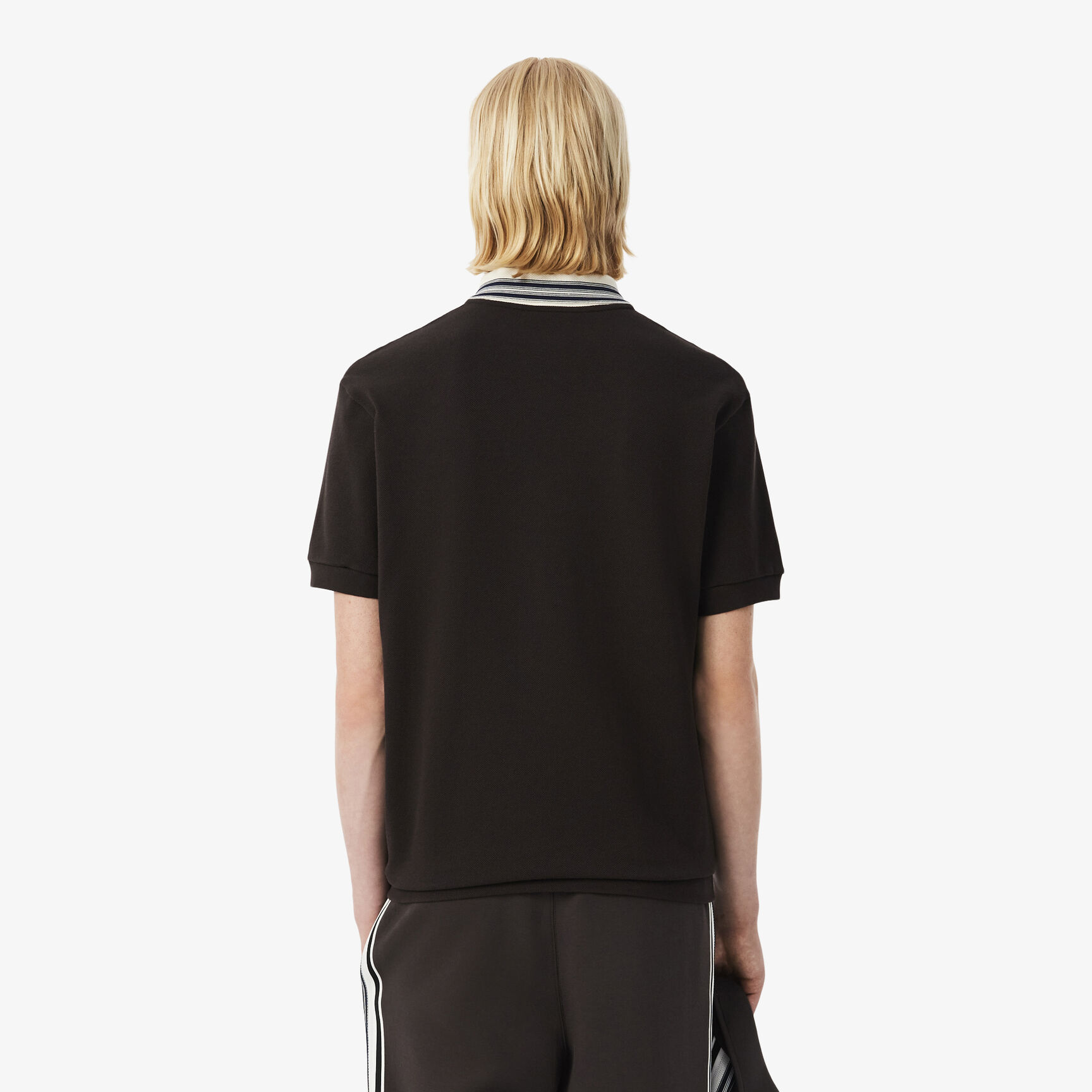 قميص بولو كلاسيكي مخطط من صنع فرنسي