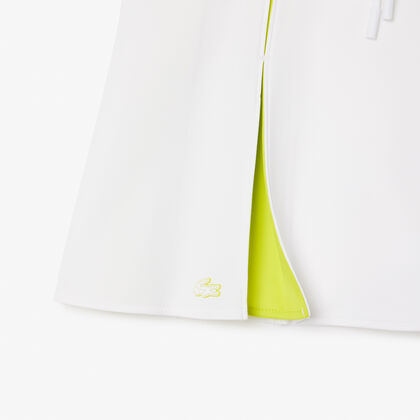 Adjustable Color-block Interlock Skirt