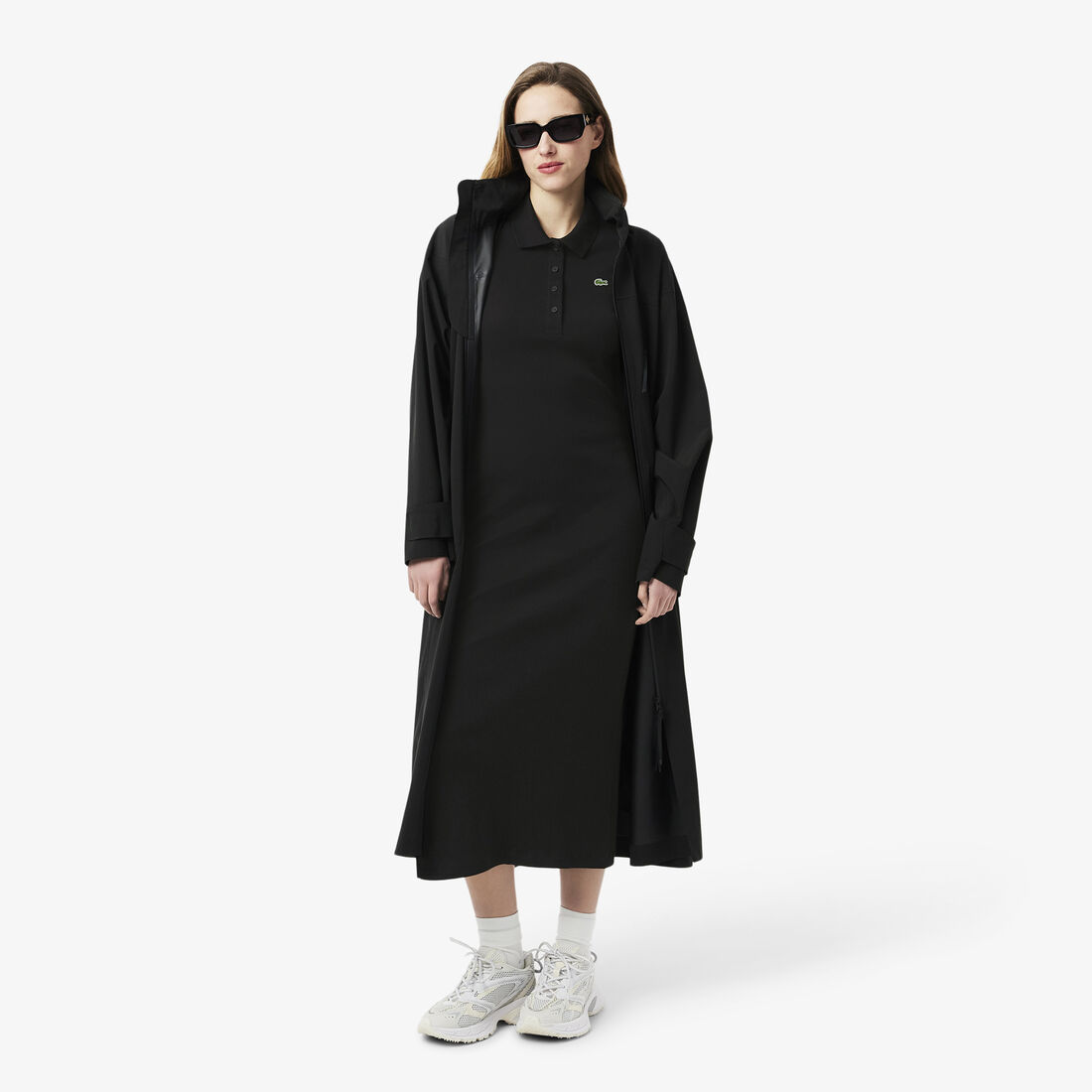 Long Ribbed Cotton Polo Dress Long Ribbed Cotton Polo Dress