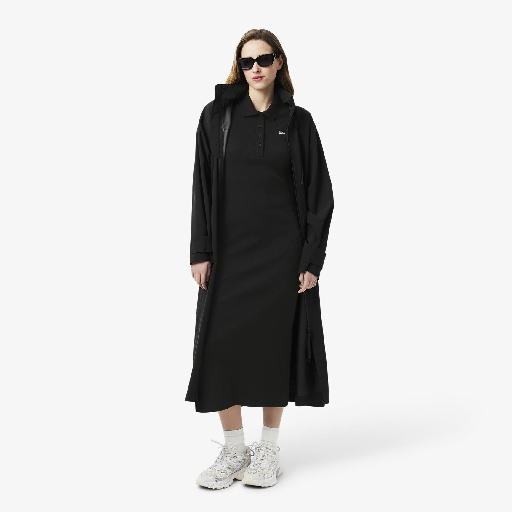 Long Ribbed Cotton Polo Dress Long Ribbed Cotton Polo Dress