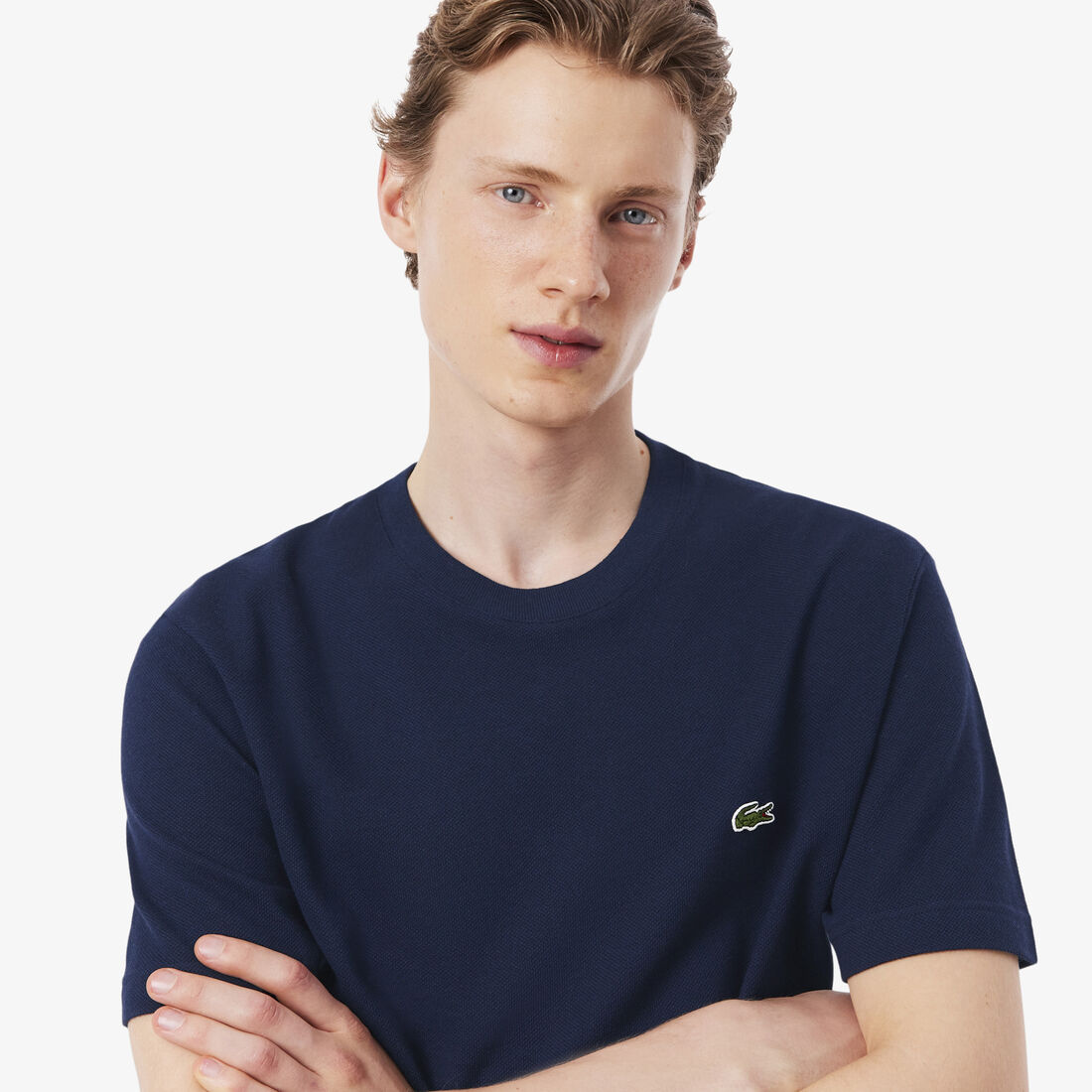 Heavy Cotton and Linen Pique T-shirt Heavy Cotton and Linen Pique T-shirt