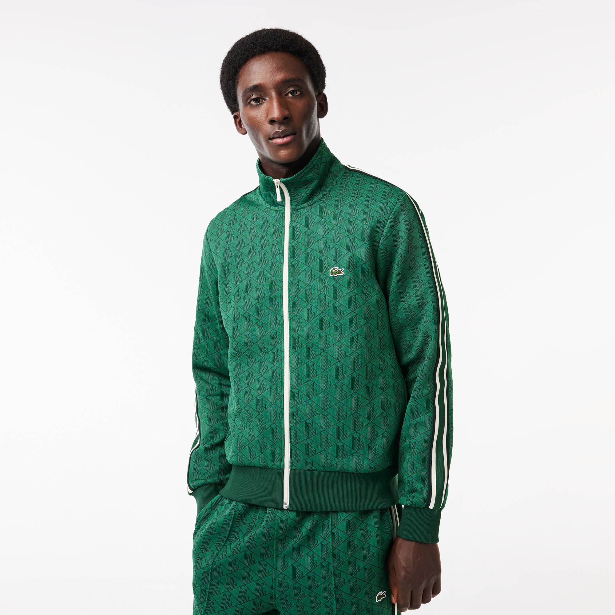 Buy Paris Monogram Zipped Sweatshirt Lacoste SA