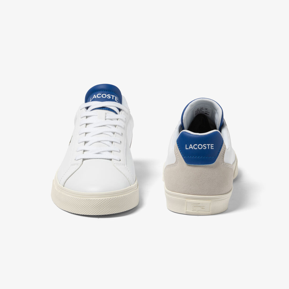 Men's Lacoste Lerond Pro Leather Heel Pop Trainers Men's Lacoste Lerond Pro Leather Heel Pop Trainers
