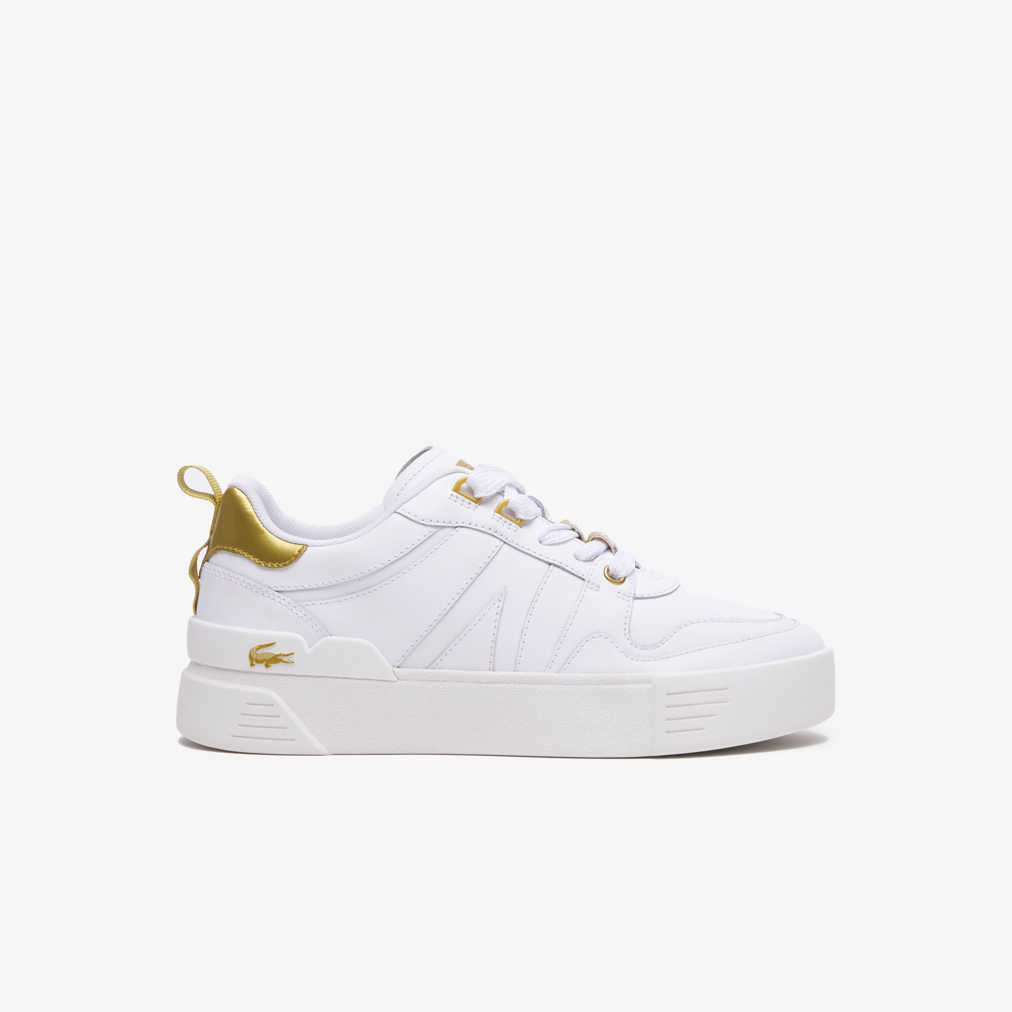 Yellow clearance lacoste trainers