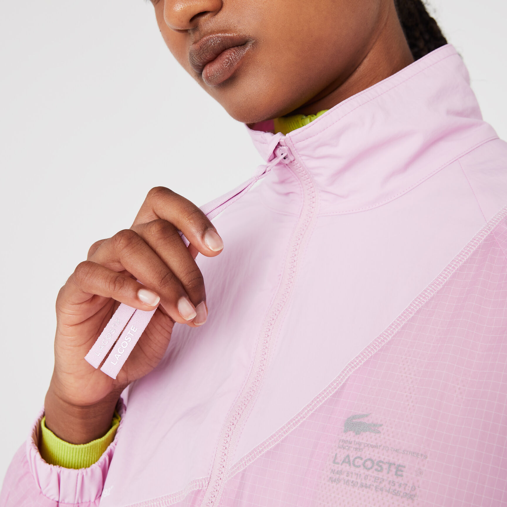 Women's Lacoste Mesh Lined Nylon Jacket Women's Lacoste Mesh Lined Nylon Jacket