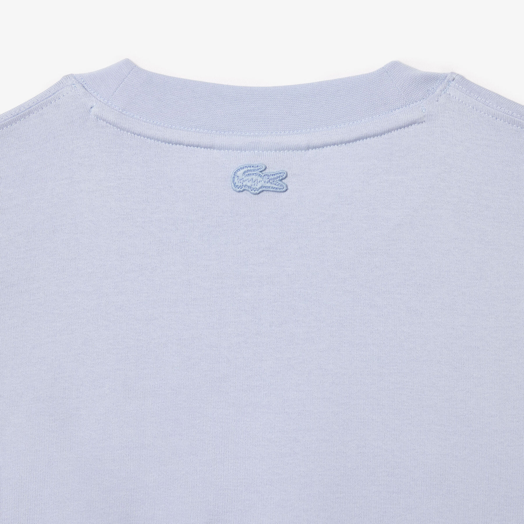 Loose Fit Heavy Cotton Lacoste Embroidery T-shirt