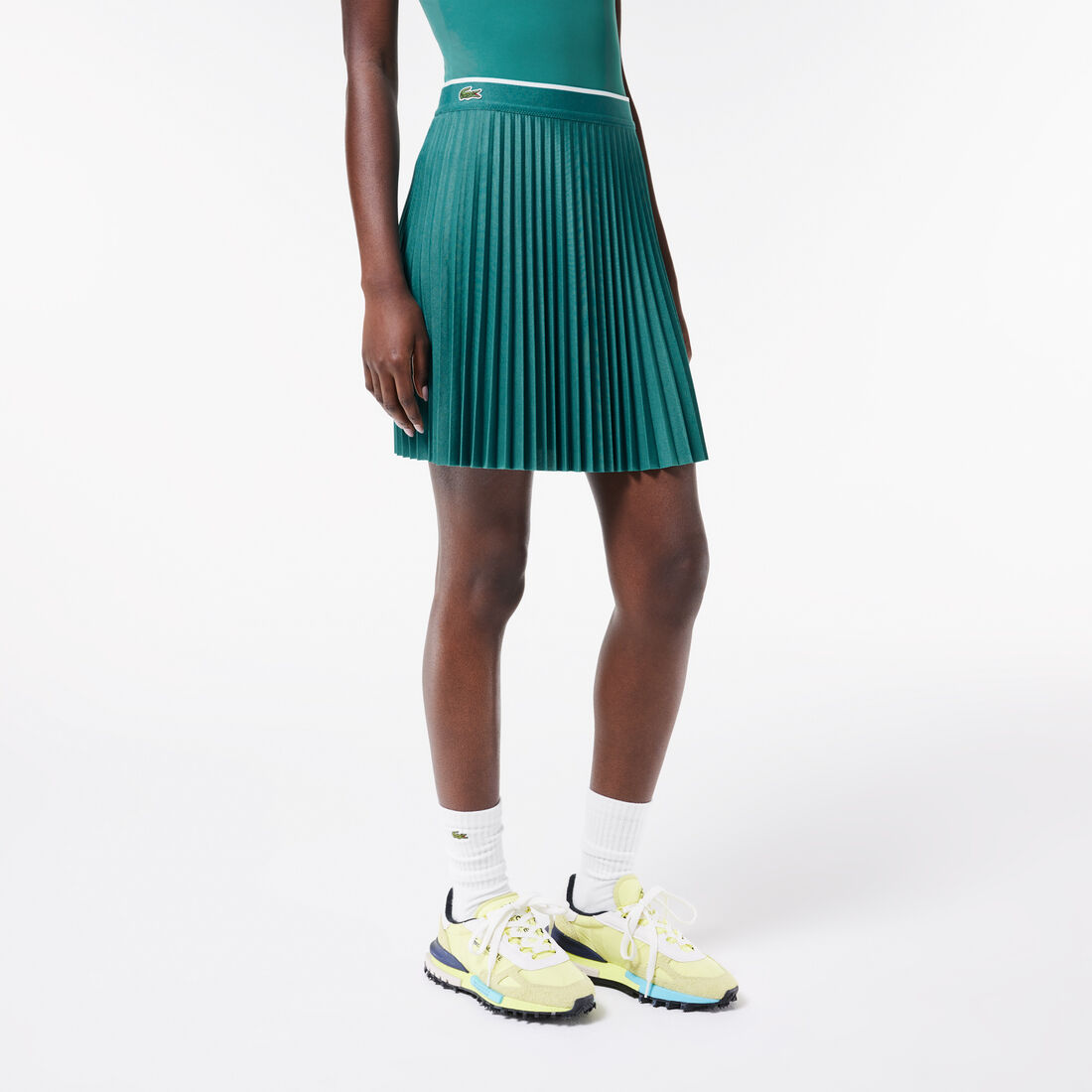 Short Pleated Elastic Waist Skirt Short Pleated Elastic Waist Skirt