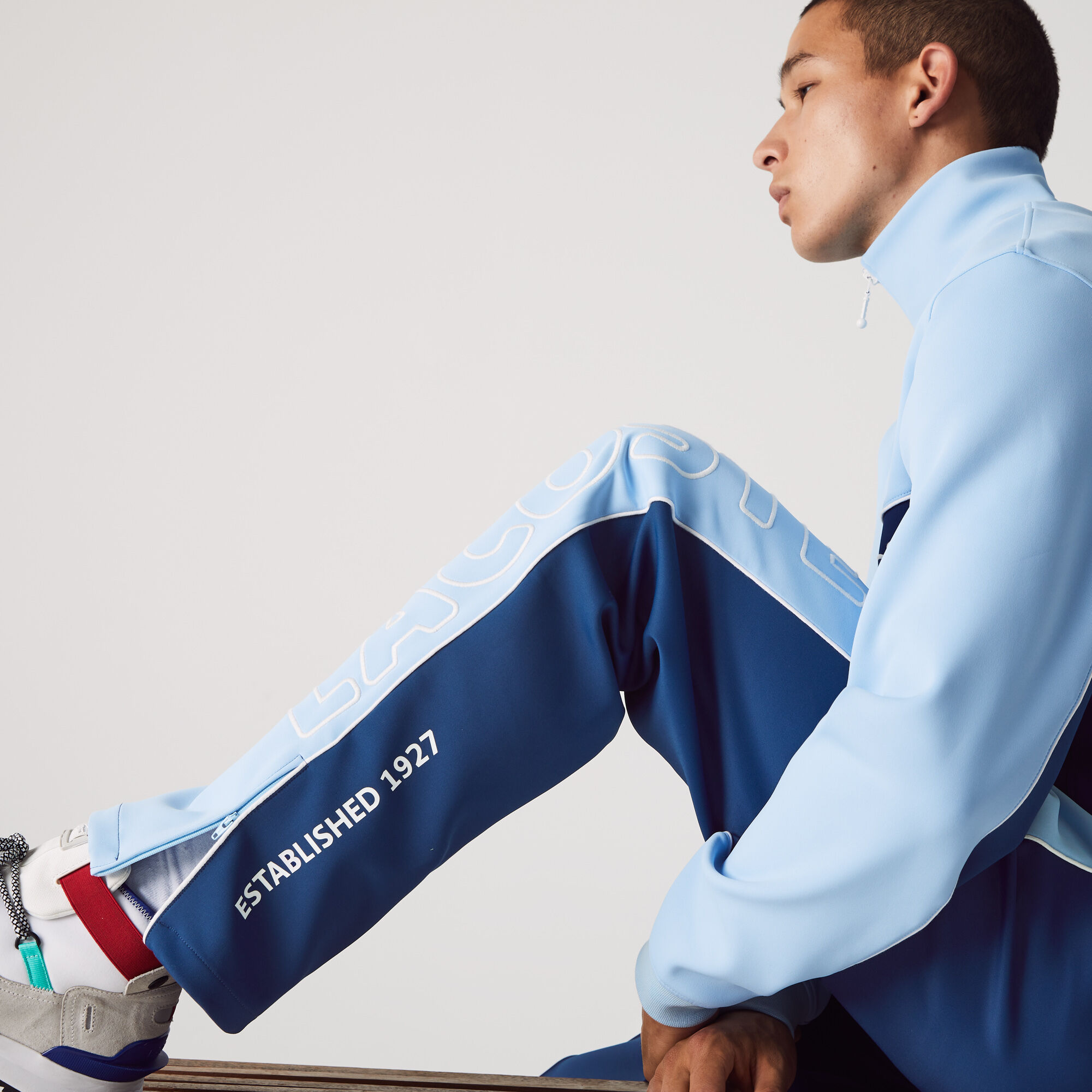 Buy Unisex Lacoste LIVE Colourblock Light Neoprene Tracksuit Pants Lacoste SA