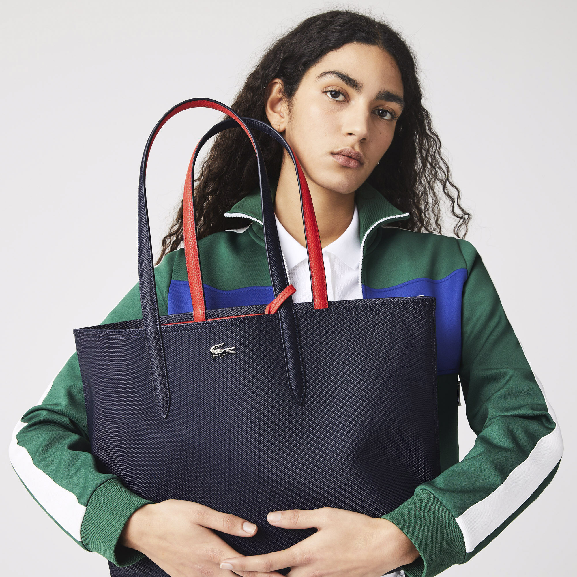 Sac a 2025 main lacoste rouge
