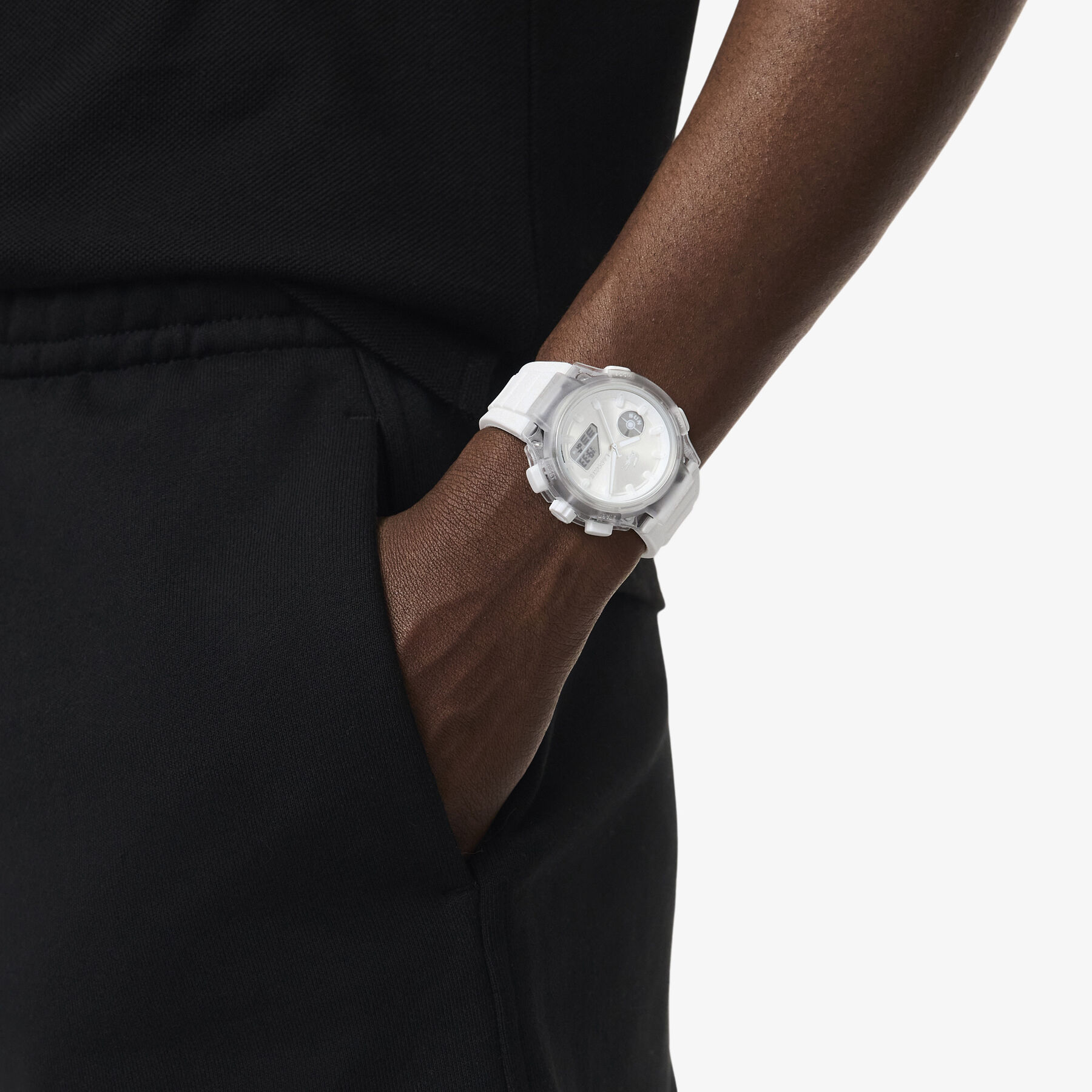 White Silicone Strap Women's Watch lacoste white silicone strap women s watch