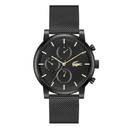 Black Ion-plated Steel Men's Watch