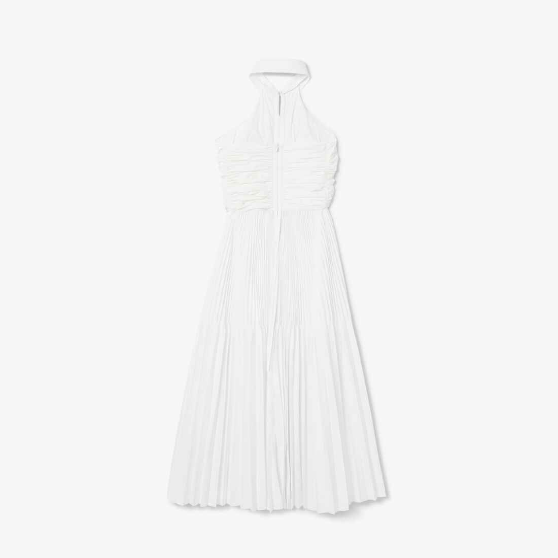 Pleated Sleeveless Polo Dress Pleated Sleeveless Polo Dress