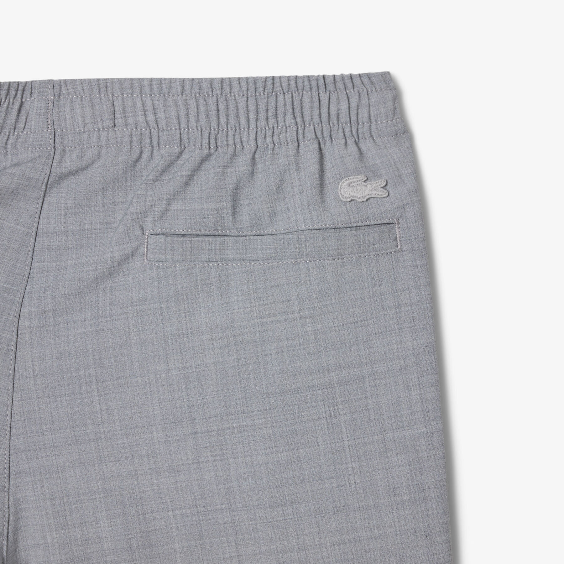 lacoste regular fit wool flannel chino pants
