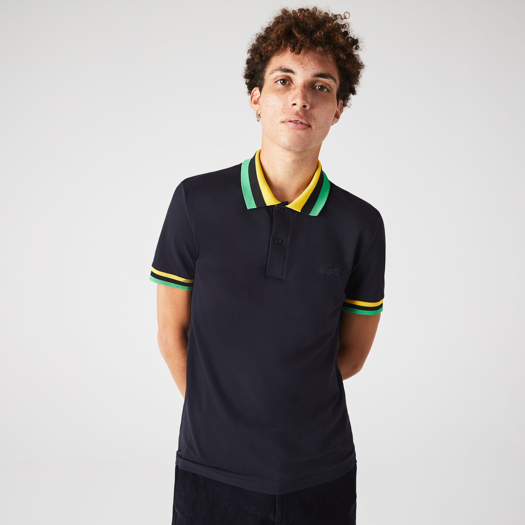 Men&rsquo;s Lacoste Slim Fit Light Breathable Piqu&eacute; Polo