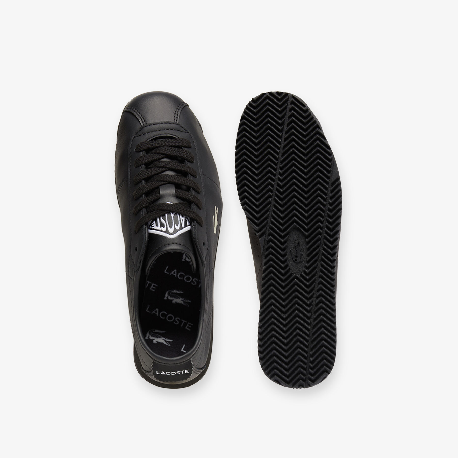 نسائي كلب-لو جلد سنيكرز Women's Club-Low Leather Sneakers - 49SFA0120-02H