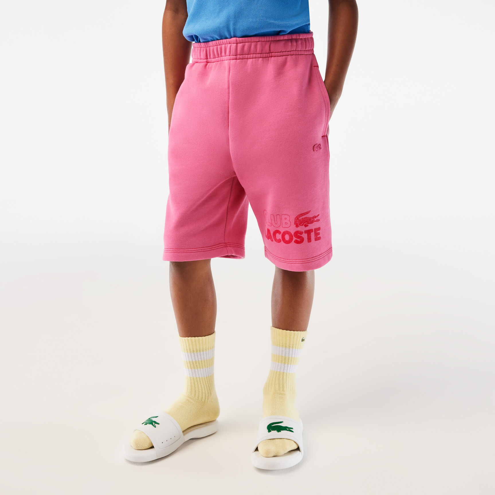 شورت بشعار الماركة صوف قطن عضوي للأولاد شورت بشعار الماركة صوف قطن عضوي للأولاد