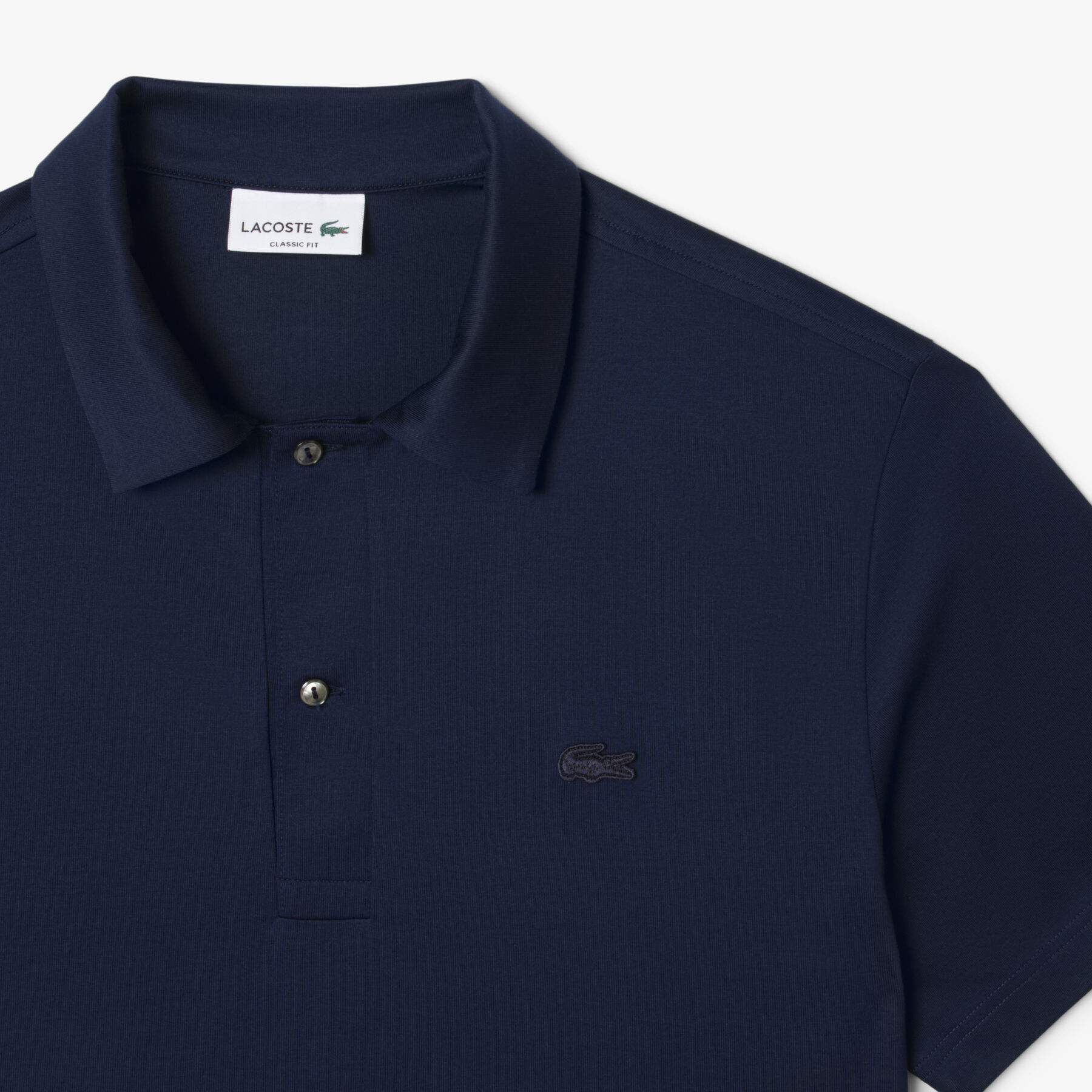 Paris Classic Fit Open Neck Embroidered Polo Shirt lacoste paris classic fit open neck embroidered polo shirt