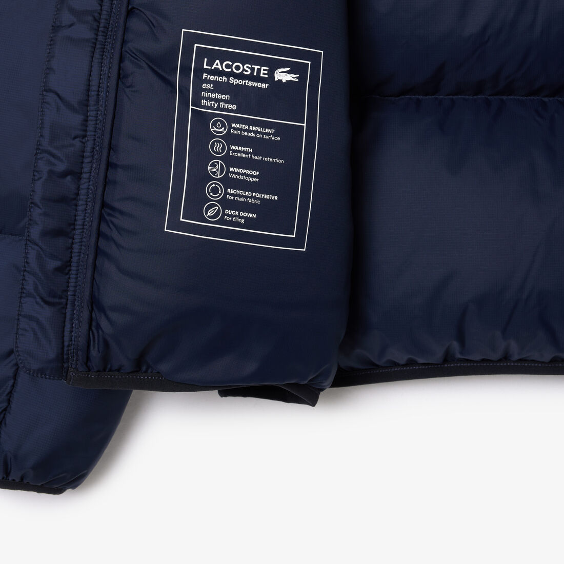 Short Water-Repellent Hooded Puffed Jacket Short Water-Repellent Hooded Puffed Jacket