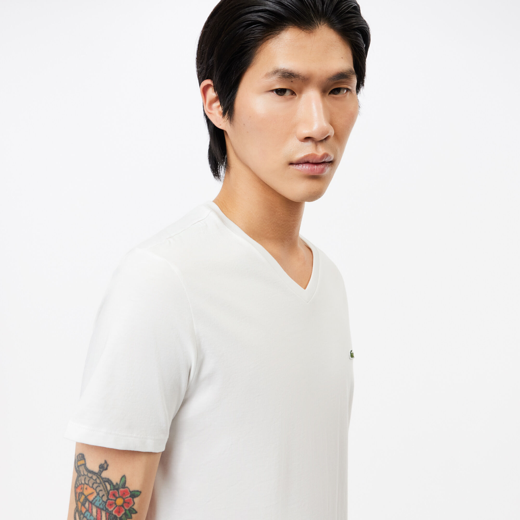 Lacoste v neck mens clearance