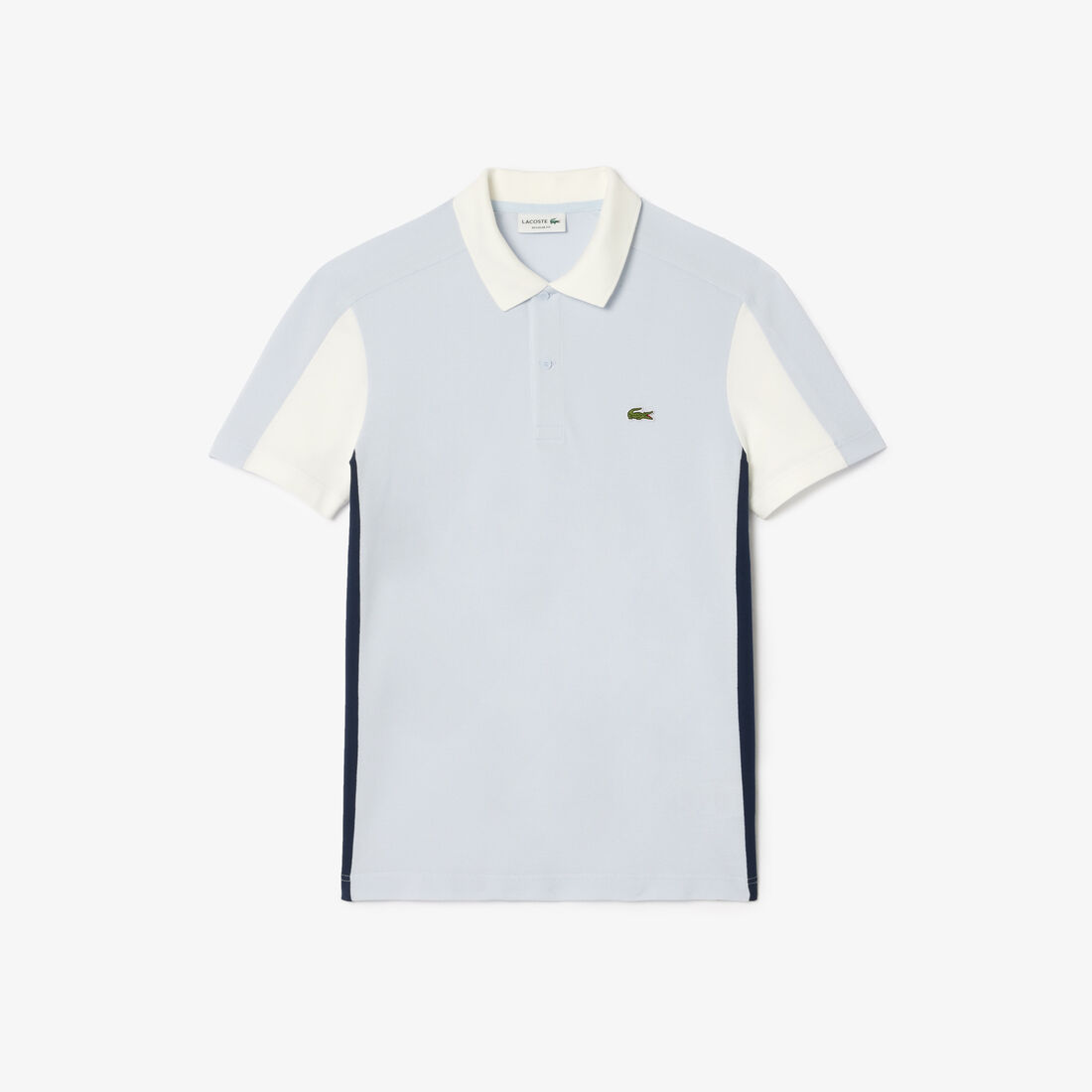 Cotton Pique Colourblock Polo Shirt Cotton Pique Colourblock Polo Shirt