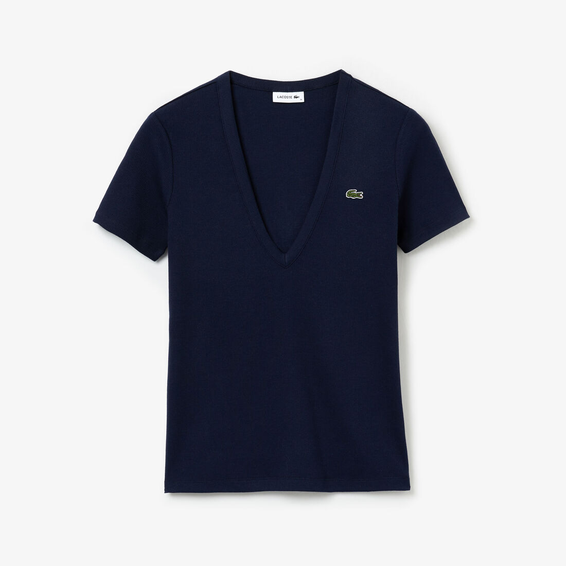 تيشيرت قطن ناعم بفتحة رقبة حرف V للنساء تيشيرت قطن ناعم بفتحة رقبة حرف V للنساء