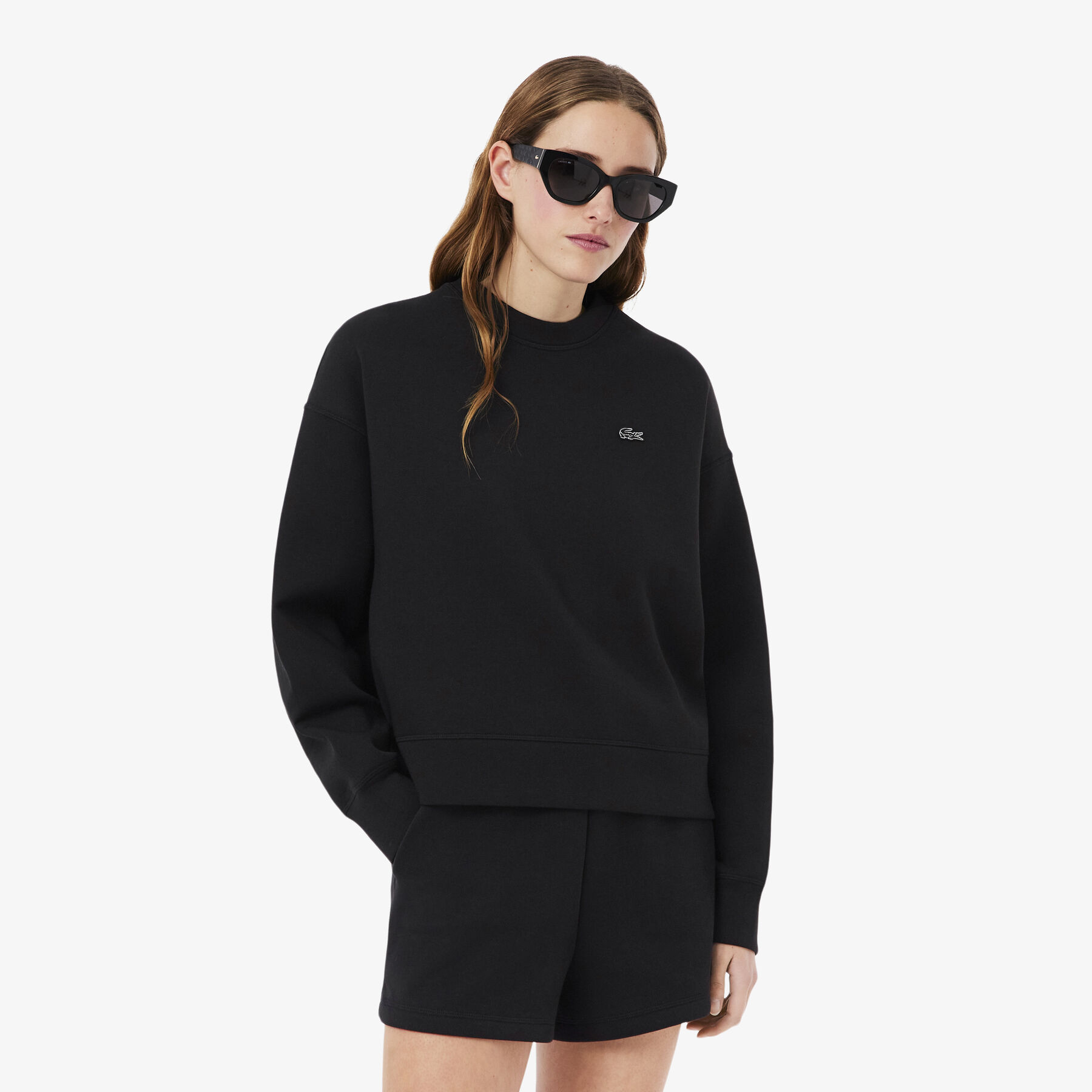 Oversized Double Face Jersey Sweatshirt