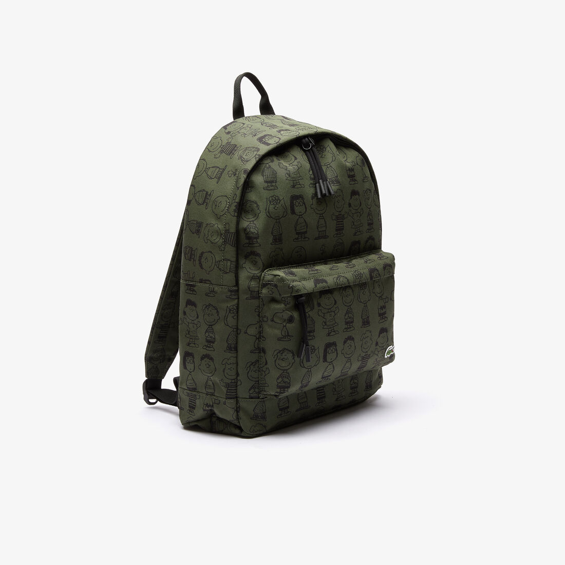 Men’s Lacoste x Peanuts Print Canvas Backpack Men’s Lacoste x Peanuts Print Canvas Backpack
