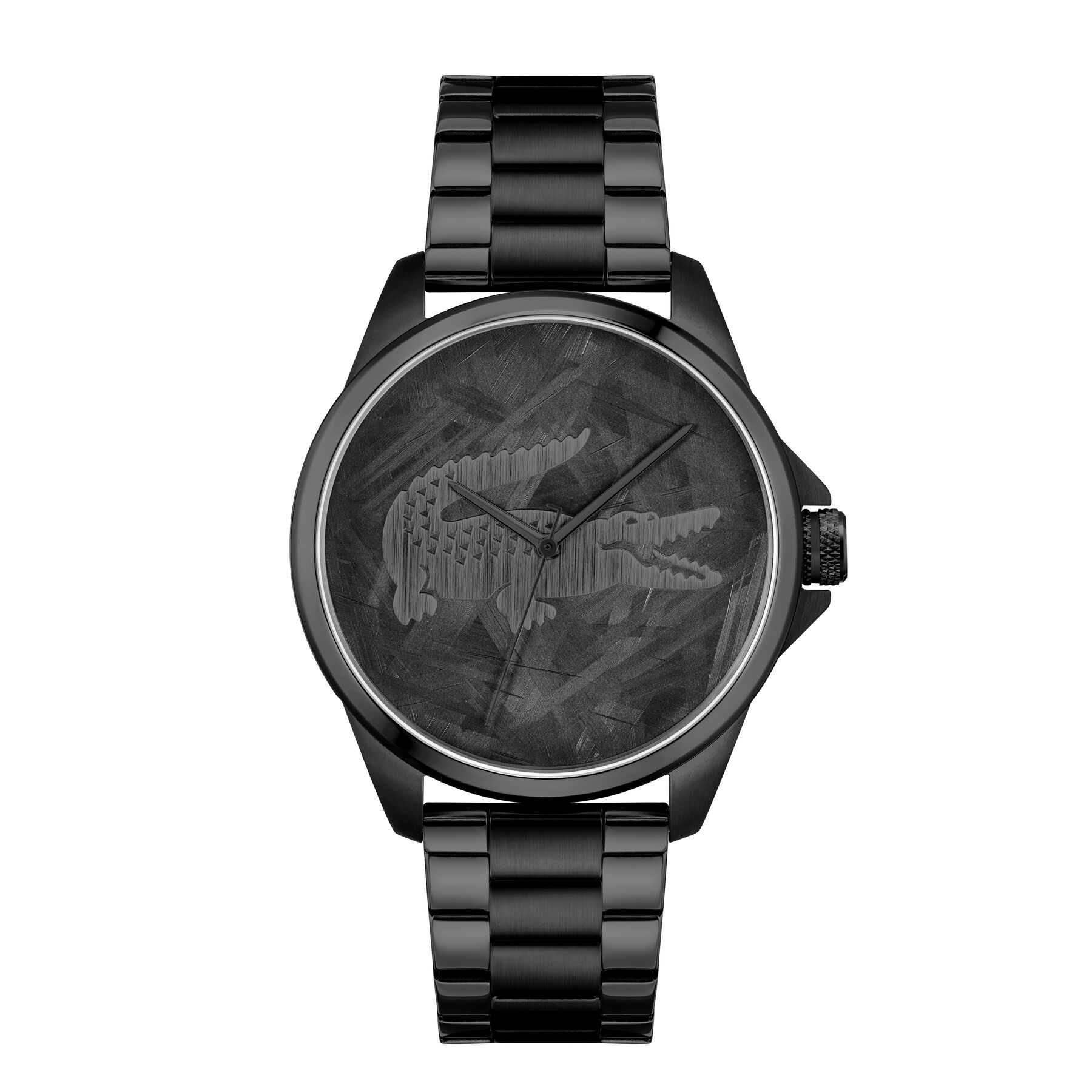 lacoste le croc metal bracelet watch