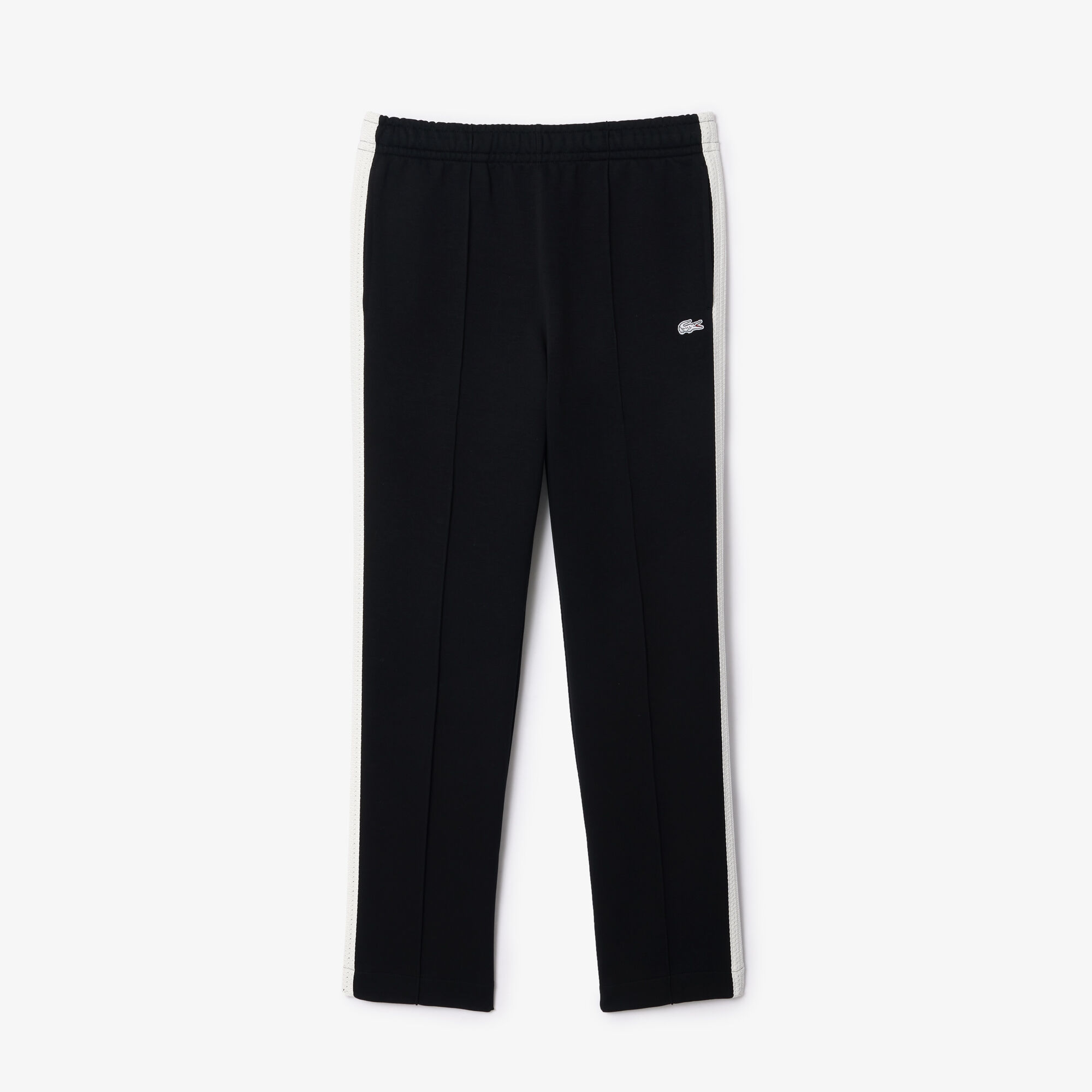 Black lacoste track pants clearance