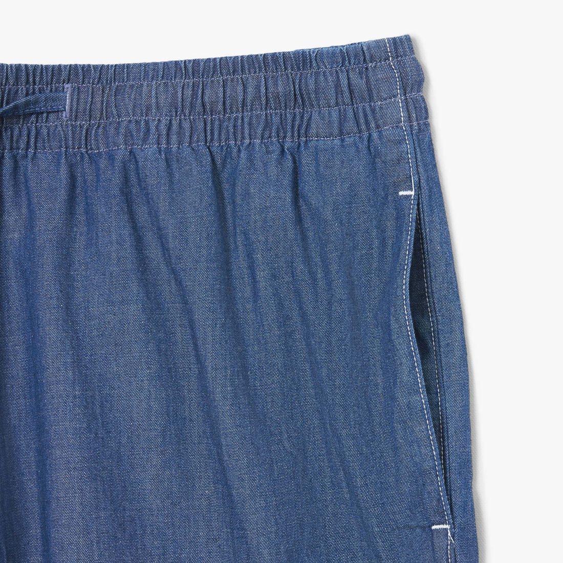Relaxed Fit Denim Shorts lacoste relaxed fit denim shorts